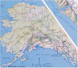 Alaska (courtesy of Molenaar Landform Maps)