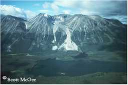 The Atlin Mountain rock glacier in Atlin, B.C.