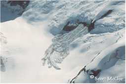 A large ice avalanche